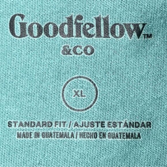 Goodfellow & Co. Surfboard Print Short Sleeve Tee in Green/Black Men’s XL - Picture 4 of 5